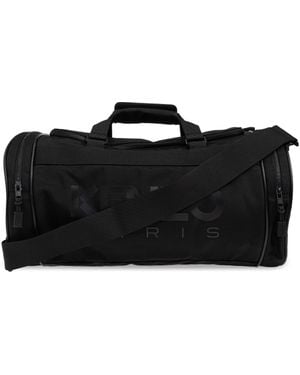 KENZO Hand Luggage Bag With Logo - Black