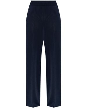 Lanvin Trousers With Stitching On The Legs - Blue