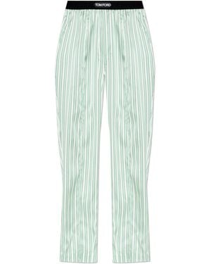 Tom Ford Silk Pyjama Bottoms - Green