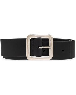 Jil Sander Leather Belt - Black