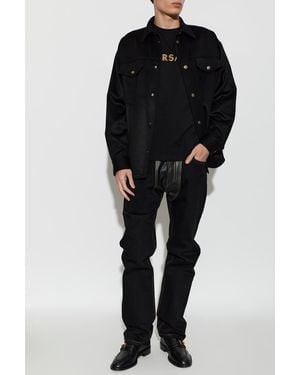 Versace T-Shirt With Logo - Black