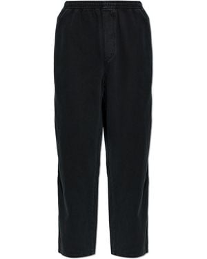 American Vintage Wide-Leg Trousers - Black