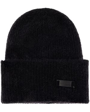 Canada Goose Wool Beanie Hat - Black