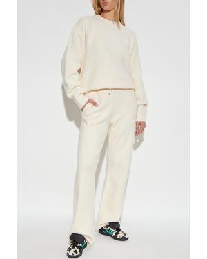 adidas Originals Straight-Leg Pants - Natural