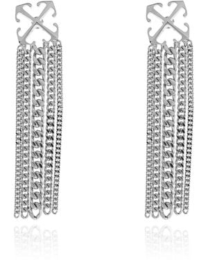 Off-White c/o Virgil Abloh Long Earrings - White