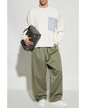 Loewe Sweater With Pocket - Green