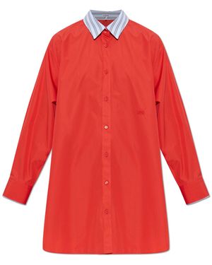 Loewe Shirt Dress - Red