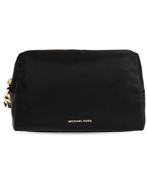 MICHAEL Michael Kors Cosmetic Bag With Logo - Black