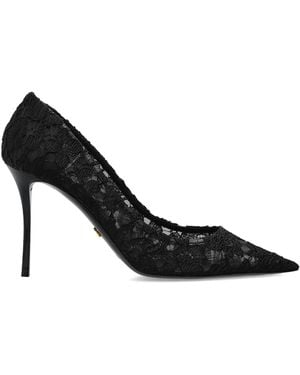 Dolce & Gabbana Lace High-Heeled Shoes - Black