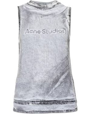 Acne Studios Top With 'Vintage' Effect - Grey