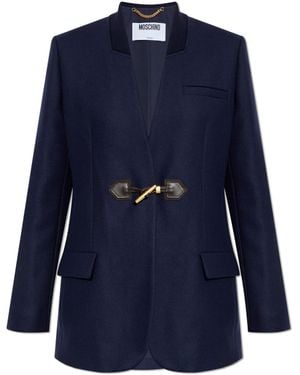 Moschino Wool Blazer - Blue