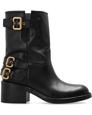 Chloé Heeled Ankle Boots "Dakota" - Black