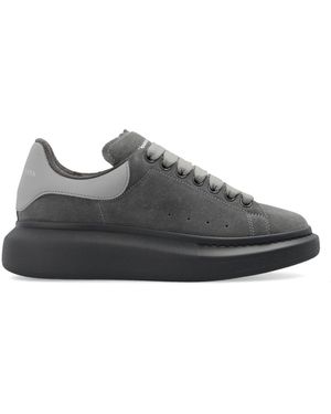 McQueen Suede Trainers - Grey