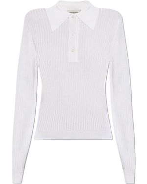 Officine Generale Ribbed Top - White