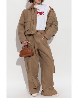 DSquared² Jacket With Collar - Brown