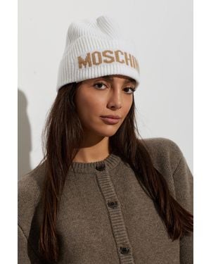 Moschino Cap With Logo - Brown
