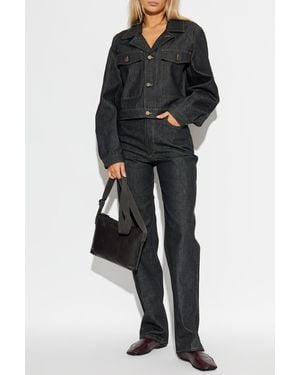 Lemaire Straight-Leg Jeans - Black