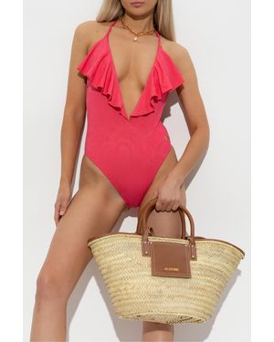 Balmain One-Piece Swimsuit - Pink