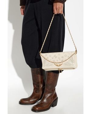 Zadig & Voltaire Leather Shoulder Bag 'Rock' - Black
