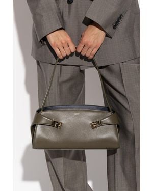 Ferragamo "Hug" Bag - Gray