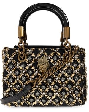 Kurt Geiger Mini Kensington Jewel' Handheld Bag - Black