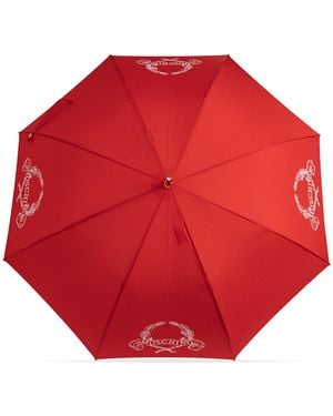 Moschino Parasol With Logo - Red
