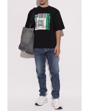 DSquared² T-Shirt With Print - Black