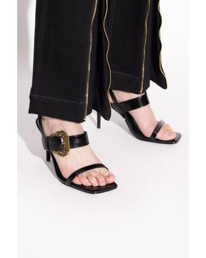 Versace Jeans Couture Heeled Sandals - Black