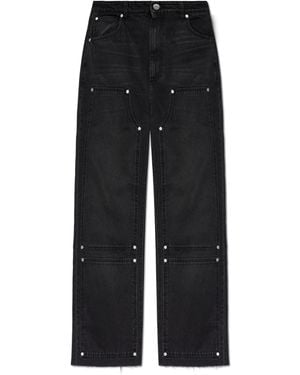 44 Label Group Jeans With Raw-Edge Hems - Black