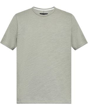 Rag & Bone T-Shirt With A Round Neckline - Grey