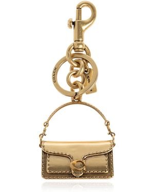 COACH Brass Keychain - Metallic