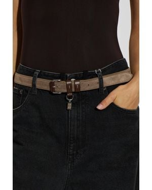 Maison Margiela Leather Belt - Black