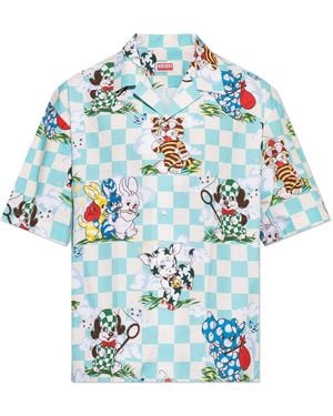 KENZO Shirt With Print - Blue