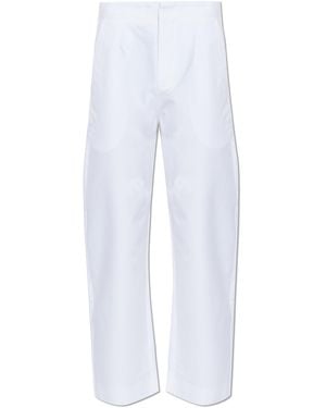 Jacquemus Straight-Leg Trousers - White