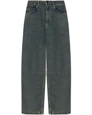 American Vintage Wide-Leg Jeans - Green
