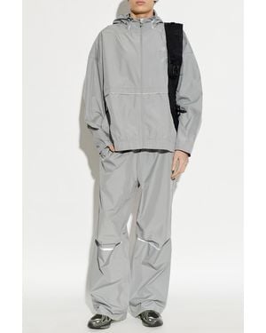 New Balance Lightweight Jacket With Logo - Gray