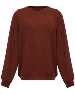 Paul Smith Sweatshirt With A Crew Neck - Brown