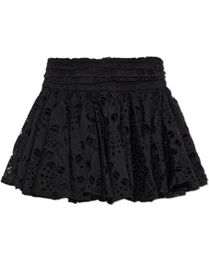 AllSaints "Dotty" Skirt-Shorts - Black