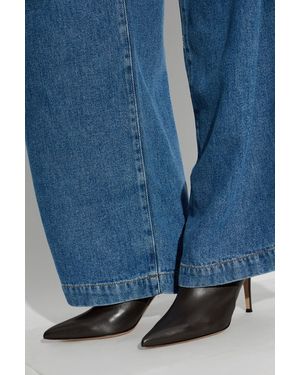 Gianvito Rossi 'Napmoka' Heeled Ankle Boots - Blue