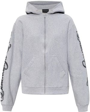 Balenciaga Sweatshirt With Logo - Grey