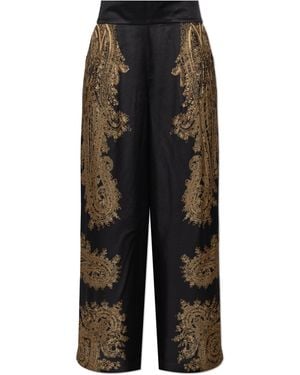 AllSaints 'Leanne' Satin Trousers - Black