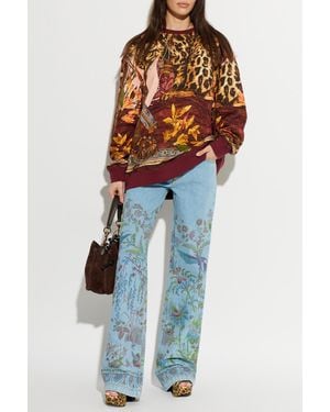 Etro Flared Leg Jeans - Blue
