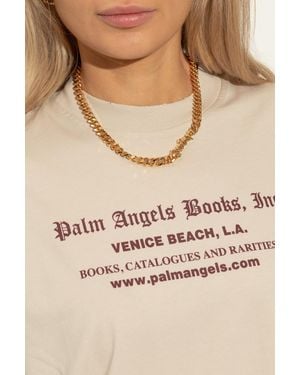 Palm Angels Necklace With Logo - Natural