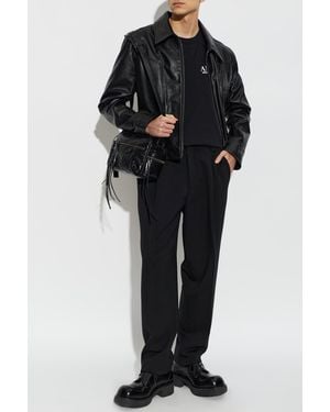 Amiri Leather Jacket - Black