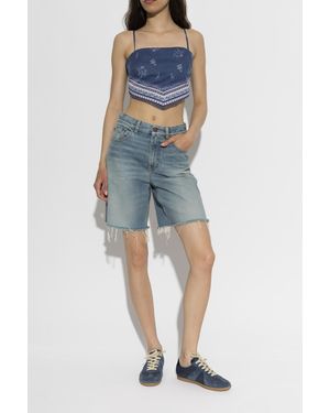 LoveShackFancy Top 'Mollie' - Blue
