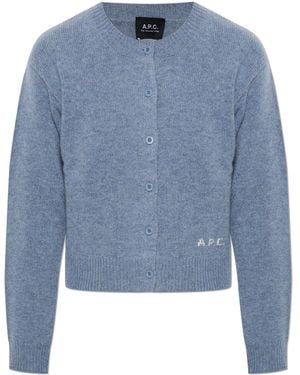 A.P.C. Cardigan "Lila" - Blue