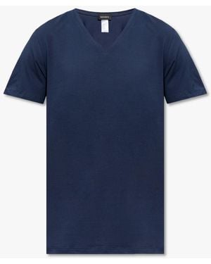 Hanro Cotton T-Shirt - Blue