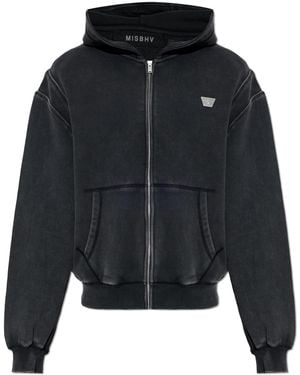 MISBHV Zip-Up Hoodie - Black