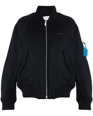 Off-White c/o Virgil Abloh Jacket With Logo - Blue