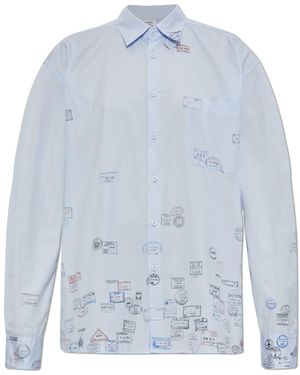 Vetements Printed Shirt - Blue